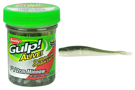 BERKLEY GULP ALIVE 1in MINNOW EMER SHN