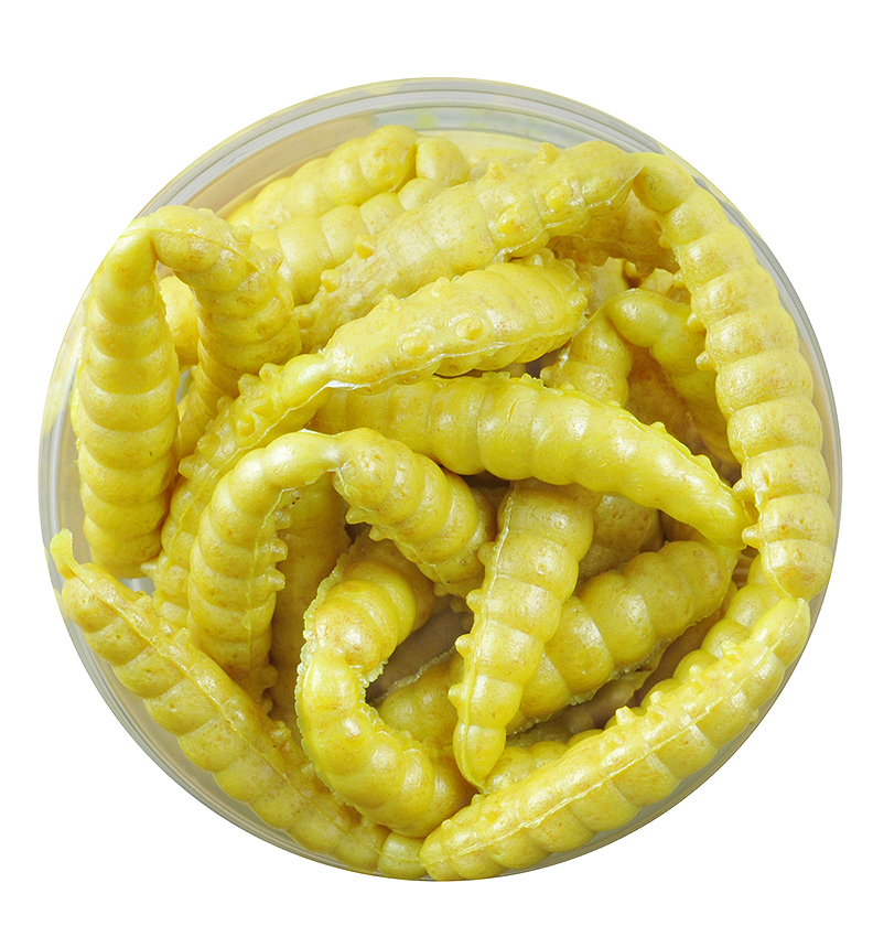 BERKLEY POWER HONEY WORM - YELLOW, Catfish Connection