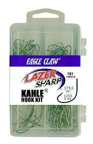 EAGLE CLAW HOOK ASST KAHLE 101PK