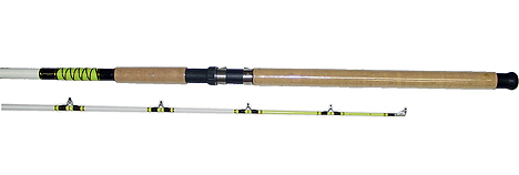 1 PC O WISKERS  CATFISH CASTING ROD W / GLOW TIP 6 FT 6 IN 
