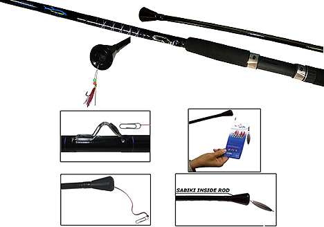 SABIKI STICK BAIT CATCHER ROD 8ft, Catfish Connection